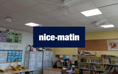 La Ville de Nice installe des ventilateurs de plafond dans les salles de classe pour éviter les coups de chaud – Nice Matin