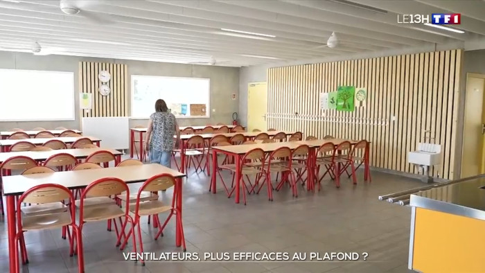 Les établissements publics s’équipent aussi de brasseurs d'air de plafond